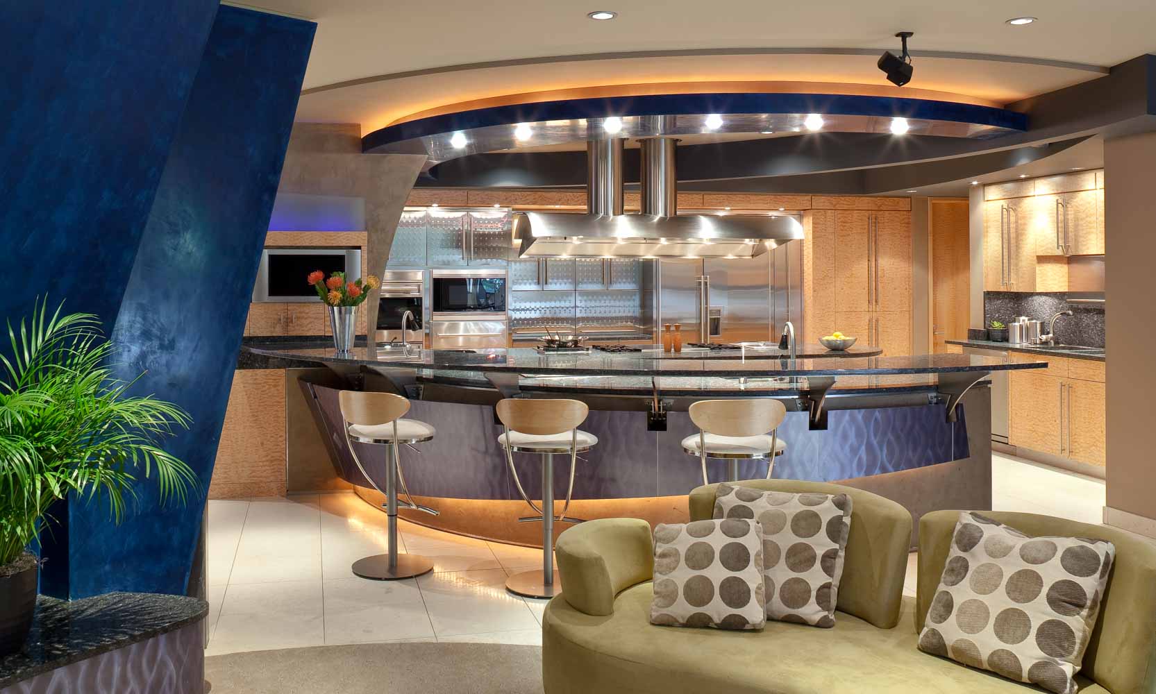 Arteriors Architects Minneapolis Minnesota Ultra Modern High Tech Kitchen