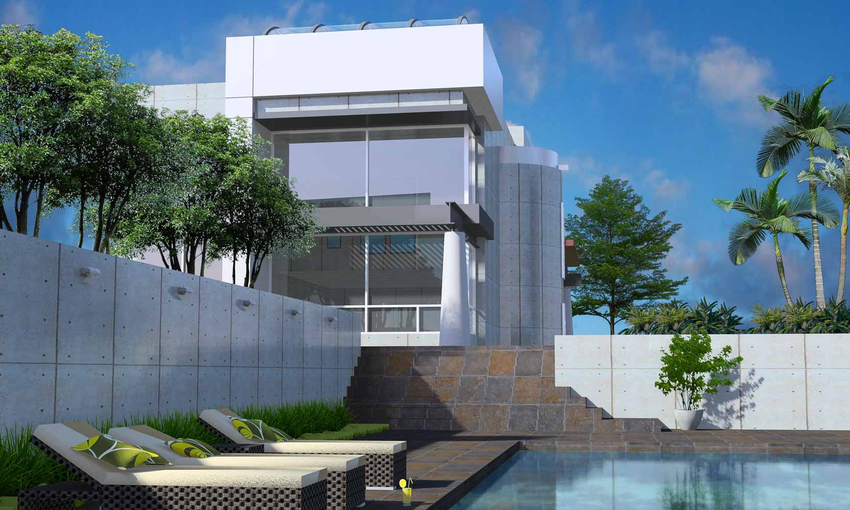 Arteriors Architects White Modern Florida Home